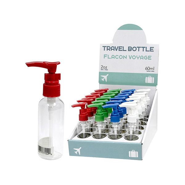 Hospitality Emporium Travel Lotion Bottle 60ml Color Blue/Green/White